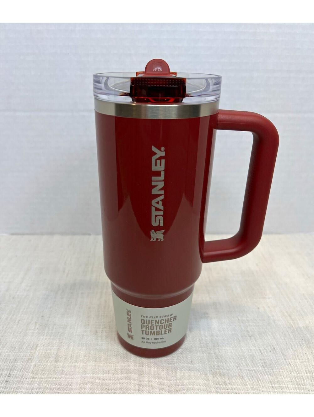 Stanley Quencher ProTour 30 oz Insulated Tumbler w/ Handle Lid | Cranberry Gloss